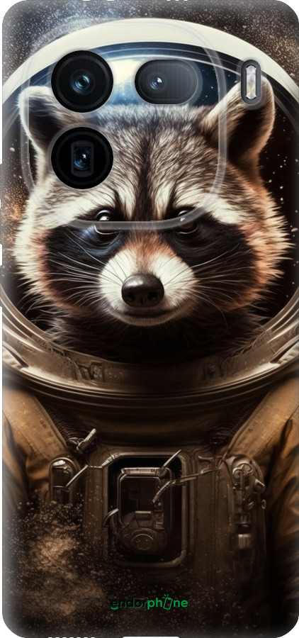 Силиконовый чехол Raccoon austronaut для Vivo IQOO 12 PRO - 5581u-3420 изображение 