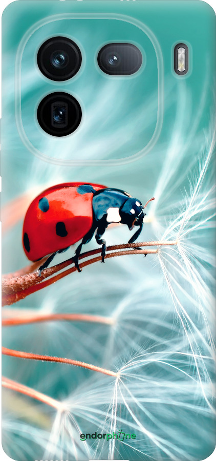 Силиконовый чехол Божья коровка для Vivo IQOO 12 PRO - 6049u-3420 изображение 