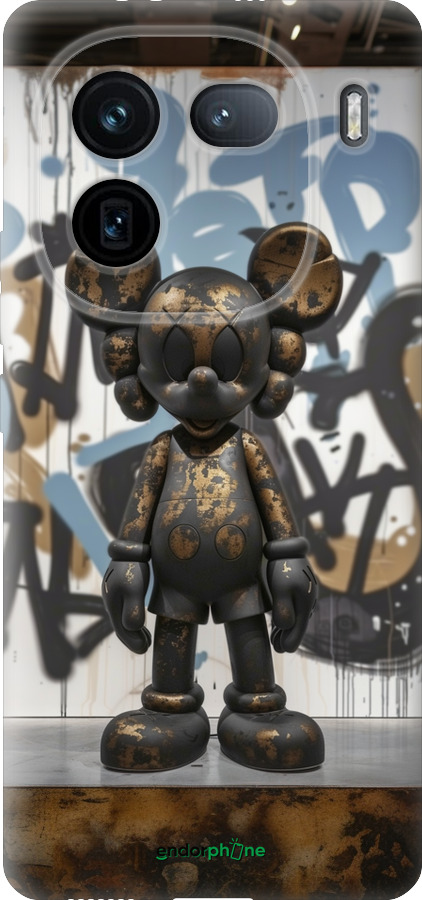 Силиконовый чехол Bronze kaws v2 для Vivo IQOO 12 PRO - 6098u-3420 изображение 