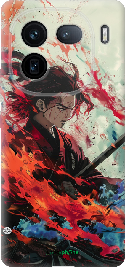 Силиконовый чехол Битва стихий для Vivo IQOO 12 PRO - 6110u-3420 изображение 