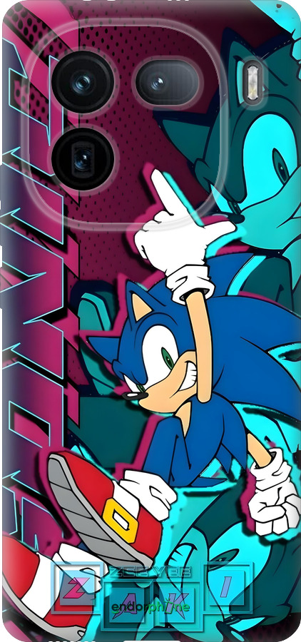 Силіконовий чехол Соник для Vivo IQOO 12 PRO - 6284u-3420 изображение 