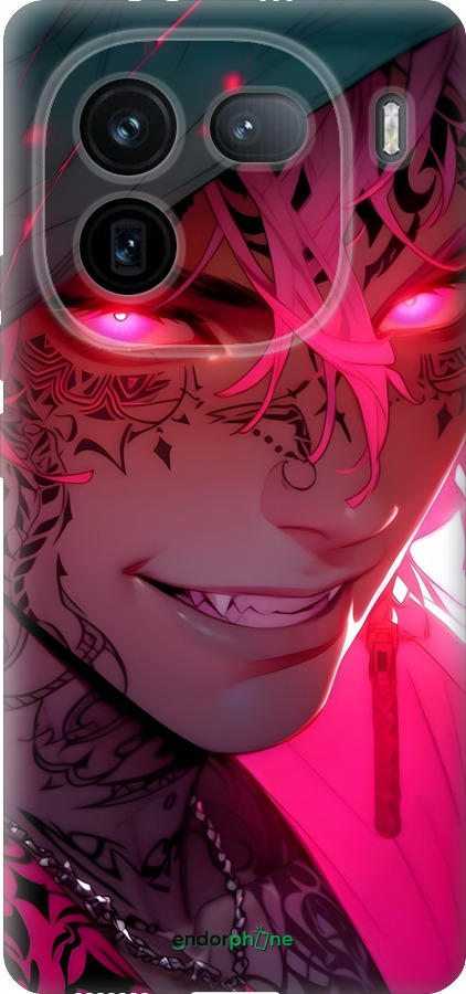 Силиконовый чехол Аниме демон 3 для Vivo IQOO 12 PRO - 6313u-3420 изображение 