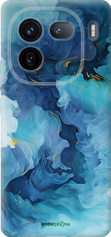 Силиконовый чехол Акварель для Vivo IQOO 12 PRO - 6320u-3420 изображение 