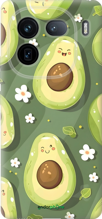 Силиконовый чехол Авокадо для Vivo IQOO 12 PRO - 6380u-3420 изображение 