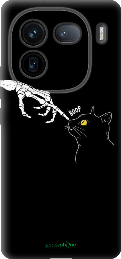 Силиконовый чехол Кошка для Vivo IQOO 12 PRO - 6505u-3420 изображение 