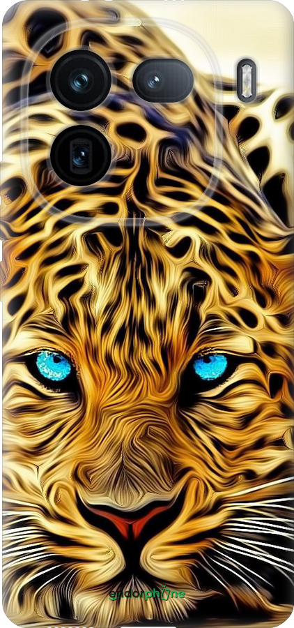 Силиконовый чехол Леопард для Vivo IQOO 12 PRO - 6611u-3420 изображение 