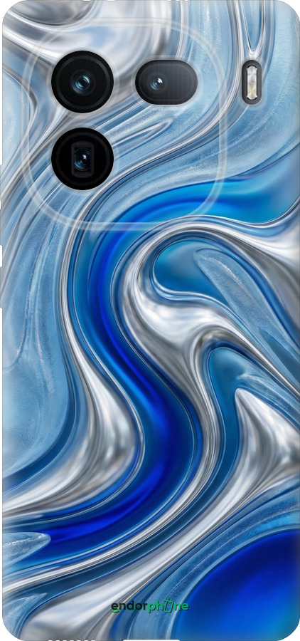 Силіконовий чехол Liquid Chrome для Vivo IQOO 12 PRO - 6781u-3420 изображение 