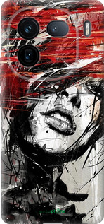 Силиконовый чехол Лицо девушки для Vivo iQOO 12 - 1162u-3433 изображение 