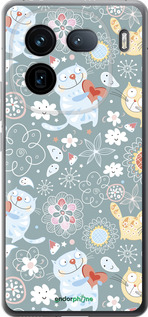 Силиконовый чехол Котята v3 для Vivo iQOO 12 - 1223u-3433 изображение 