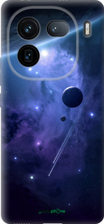 Силиконовый чехол Планеты в синем космосе для Vivo iQOO 12 - 171u-3433 изображение 