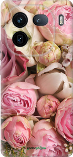 Силиконовый чехол Розы v2 для Vivo iQOO 12 - 2320u-3433 изображение 