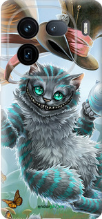 Силиконовый чехол Чеширский кот 2 для Vivo iQOO 12 - 3993u-3433 изображение 