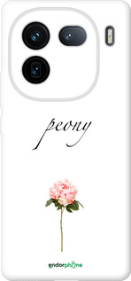 Силиконовый чехол Пион для Vivo iQOO 12 - 4366u-3433 изображение 