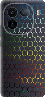 Силиконовый чехол Переливающиеся соты для Vivo iQOO 12 - 498u-3433 изображение 