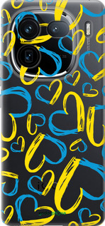 Силіконовий чехол Серця UA  для Vivo iQOO 12 - 5292u-3433 изображение 