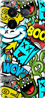 Силиконовый чехол Стикеры v4 для Vivo iQOO 12 - 5508u-3433 изображение 