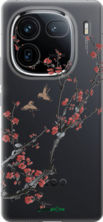 Силиконовый чехол Сакура v2 для Vivo iQOO 12 - 5538u-3433 изображение 