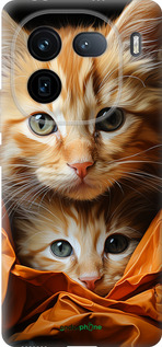 Силиконовый чехол Котики 2 для Vivo iQOO 12 - 5664u-3433 изображение 