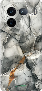 Силиконовый чехол Серый мрамор для Vivo iQOO 12 - 6041u-3433 изображение 