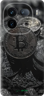 Силиконовый чехол Black Bitcoin для Vivo iQOO 12 - 6090u-3433 изображение 
