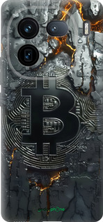 Силиконовый чехол Раскаленный биткойн для Vivo iQOO 12 - 6091u-3433 изображение 