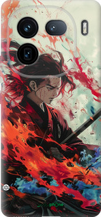 Силиконовый чехол Битва стихий для Vivo iQOO 12 - 6110u-3433 изображение 