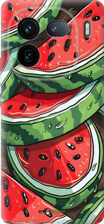 Силиконовый чехол Арбуз для Vivo iQOO 12 - 6315u-3433 изображение 