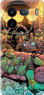 Силиконовый чехол Черепашки нинзя для Vivo iQOO 12 - 6346u-3433 изображение 