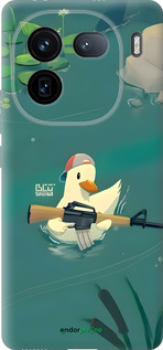 Силиконовый чехол Уточка с автоматом для Vivo iQOO 12 - 6356u-3433 изображение 