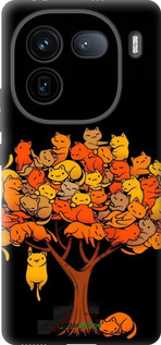 Силиконовый чехол Дерево и котики для Vivo iQOO 12 - 6516u-3433 изображение 