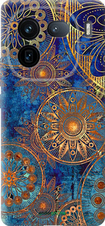 Силиконовый чехол Золотой узор для Vivo iQOO 12 - 678u-3433 изображение 