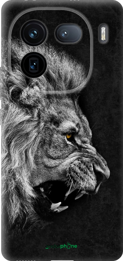 Силиконовый чехол Лев для Vivo iQOO 12 - 1080u-3433 изображение 