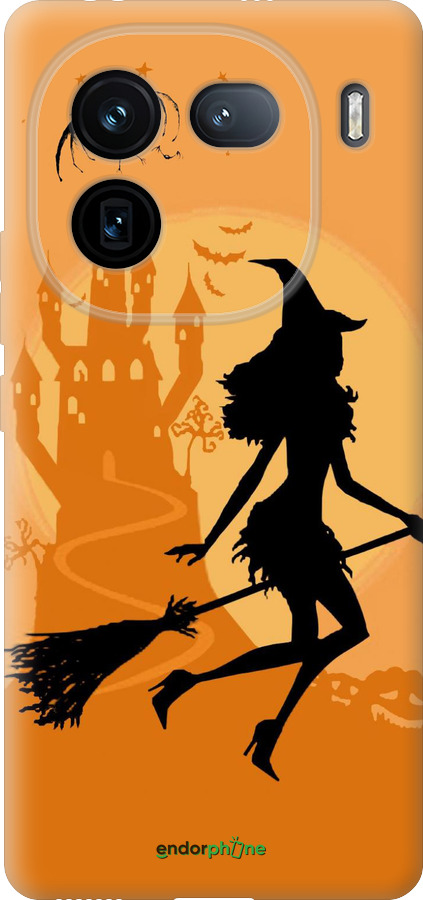 Силиконовый чехол Ведьма на метле для Vivo iQOO 12 - 1184u-3433 изображение 