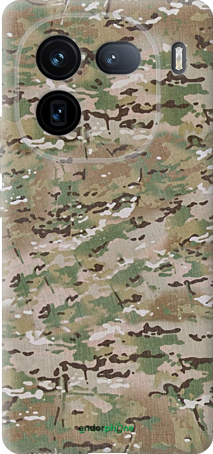 Силиконовый чехол Камуфляж v5 для Vivo iQOO 12 - 1201u-3433 изображение 