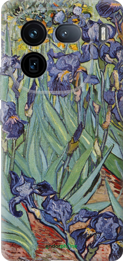 Силиконовый чехол Винсент Ван Гог. Ирисы для Vivo iQOO 12 - 161u-3433 изображение 