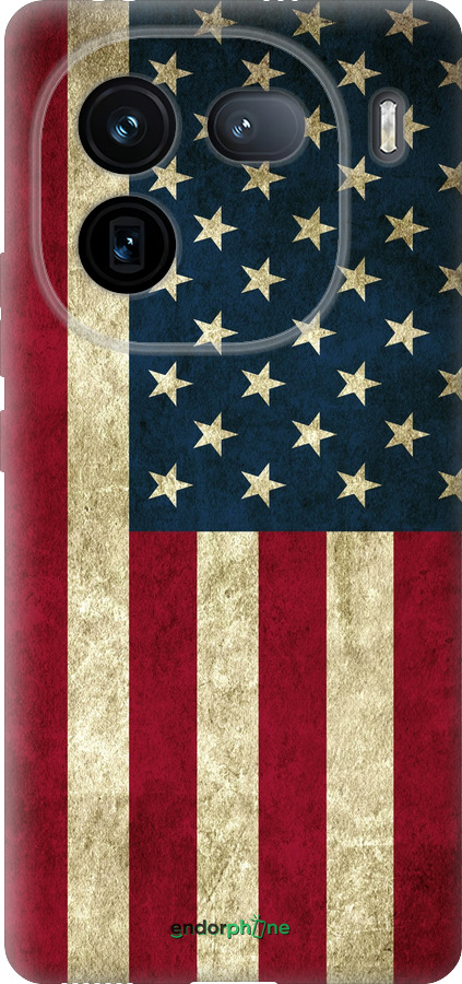 Силиконовый чехол Флаг США для Vivo iQOO 12 - 395u-3433 изображение 