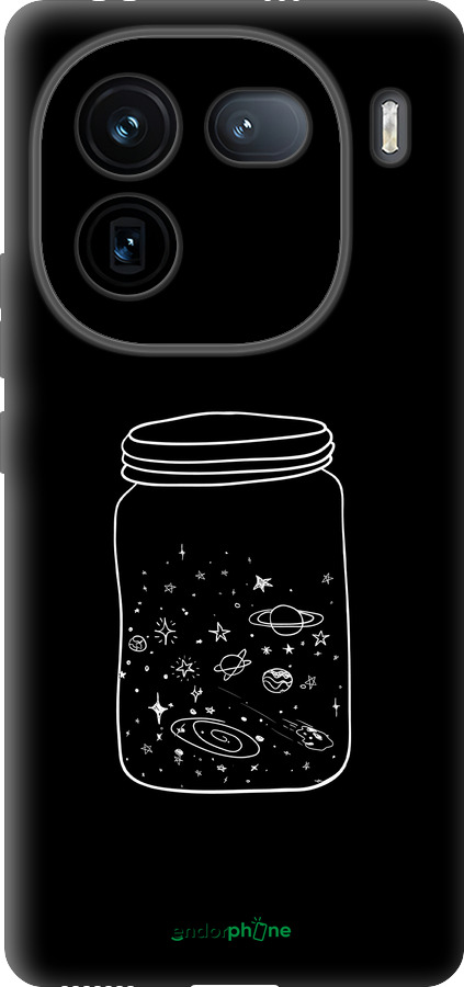 Силиконовый чехол Космос в банке для Vivo iQOO 12 - 4297u-3433 изображение 