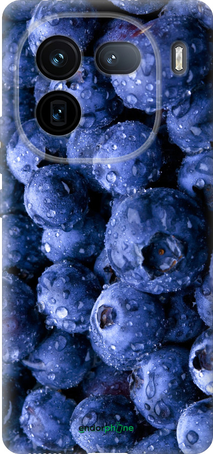 Силиконовый чехол Голубика для Vivo iQOO 12 - 4459u-3433 изображение 