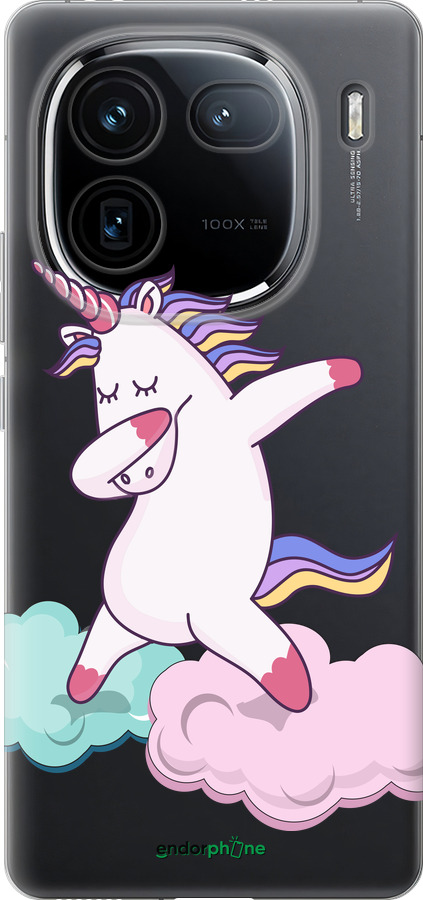 Силиконовый чехол Единорог для Vivo iQOO 12 - 4702u-3433 изображение 