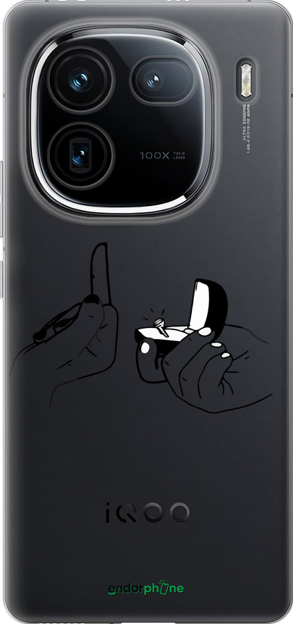 Силиконовый чехол Предложение для Vivo iQOO 12 - 4898u-3433 изображение 