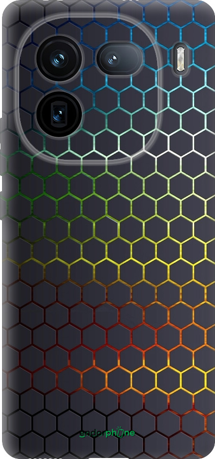 Силиконовый чехол Переливающиеся соты для Vivo iQOO 12 - 498u-3433 изображение 