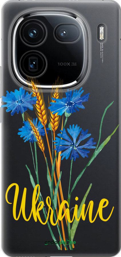 Силиконовый чехол Ukraine v2 для Vivo iQOO 12 - 5445u-3433 изображение 