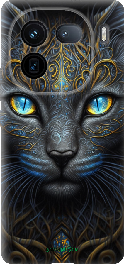 Силиконовый чехол Кошка для Vivo iQOO 12 - 5548u-3433 изображение 