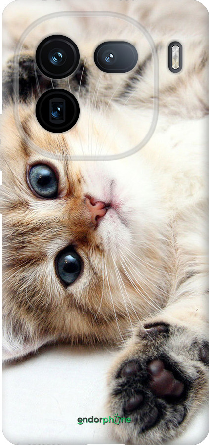 Силиконовый чехол Котик для Vivo iQOO 12 - 6024u-3433 изображение 