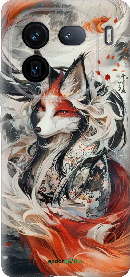 Силиконовый чехол Дух кицунэ' для Vivo iQOO 12 - 6107u-3433 изображение 