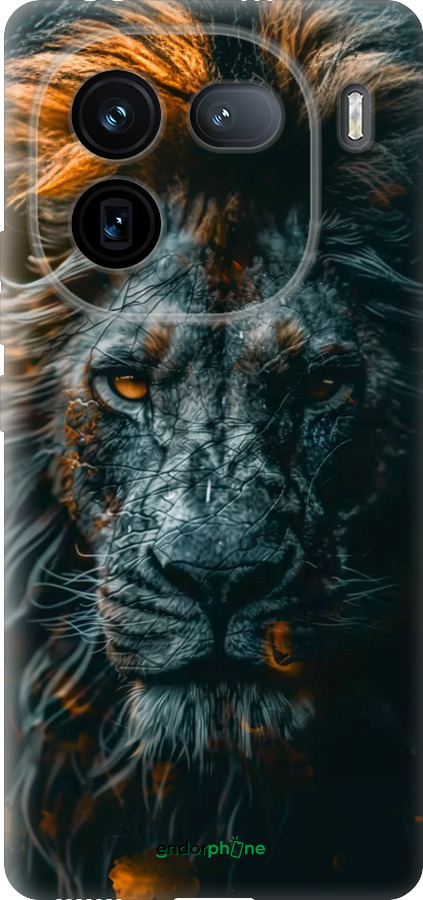 Силиконовый чехол Лев в сумерках для Vivo iQOO 12 - 6154u-3433 изображение 