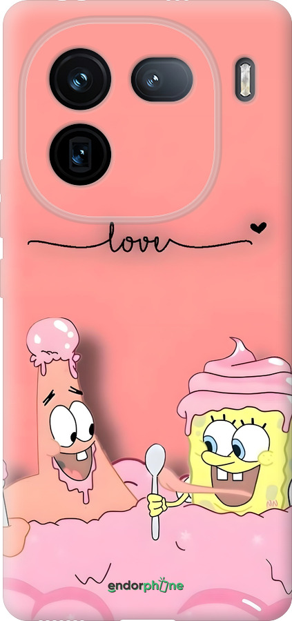 Силиконовый чехол Спанч Боб для Vivo iQOO 12 - 6282u-3433 изображение 