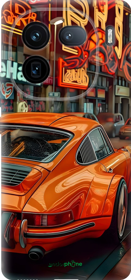 Силиконовый чехол Порше для Vivo iQOO 12 - 6334u-3433 изображение 