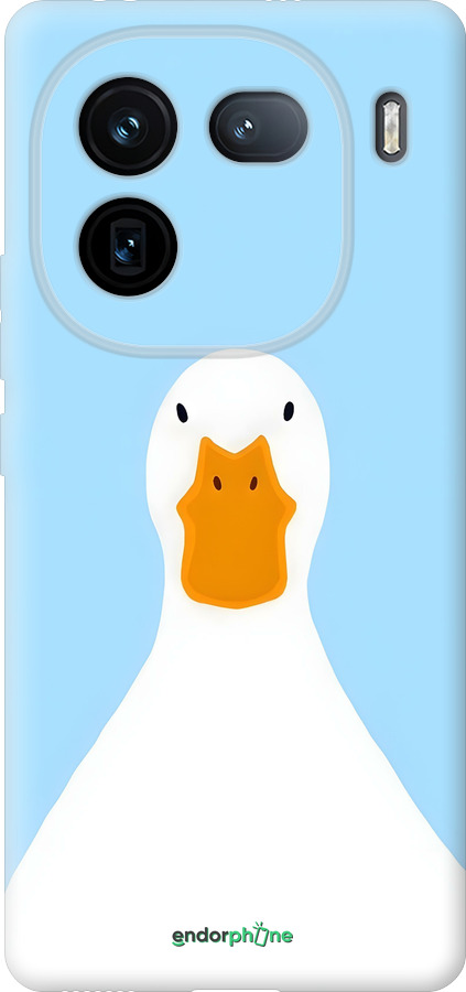 Силиконовый чехол Гусь для Vivo iQOO 12 - 6350u-3433 изображение 