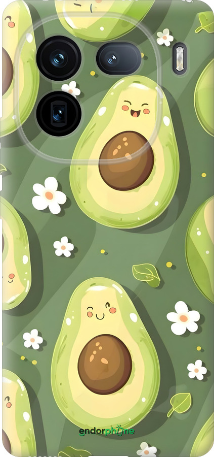 Силиконовый чехол Авокадо для Vivo iQOO 12 - 6380u-3433 изображение 